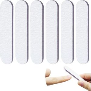 Dongdaping Professionele Mini Nagelvijlen 100/180 Grit Dubbelzijdige Nagelvijl, Vingernagelvijlen Manicure Gereedschap Teennagel Slijpvijl, Huisdier Grooming Gereedschap (6 stuks)