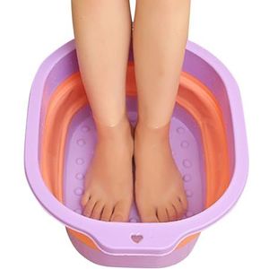 Voet Bad Emmer - 10L Lekvrij Opvouwbare Voet Emmer Massage Basin - Draagbare Voet Soaker Wasserij Emmer Voeten Bad Voor Camping Auto Slaapzalen Founcy