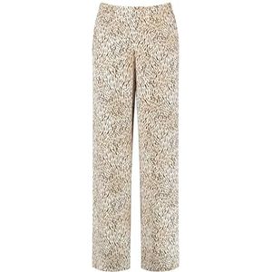 Gerry Weber - Damesslip - Ecru/wit/zwart - Dierenprint - Normale Lengte