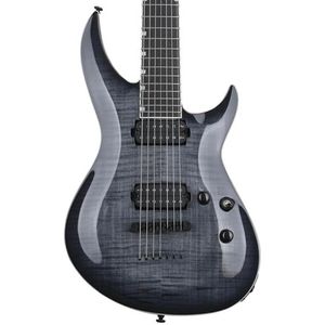ESP LTD H3-1007 Baritone See Thru Black Sunburst - ST-Style elektrische gitaar