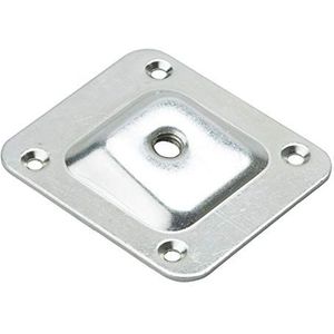 SOTECH 4 x 10° montageplaat voor tafelpoot met M8 draad schuin