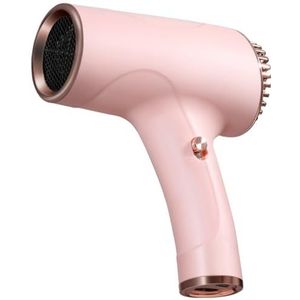 Draagbare föhn, sneldrogende USB-oplaadbare 2-in-1 föhn, warme en koude luchtblazer, draadloze handdroger voor reizen, kamperen, thuisgebruik, vrouwen en mannen(Pink)