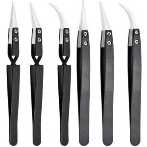 À Épiler Antistatiques Inversées, Résistantes À La Chaleur, Pointes De Précision En Céramique De Zircone