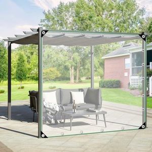 Heavy Duty - Waterdicht PVC Dekzeil - Doorzichtig - 2.1×3m - Voor Buiten