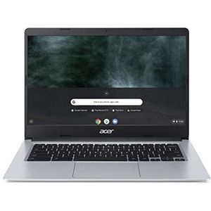 Acer Chromebook 14 - Zilver - 14 inch - Intel Celeron N4020 - 4 GB RAM - 64 GB eMMC