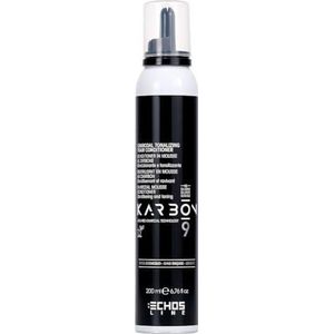 Echosline Karbon 9 Charcoal Tonalizing Foam Conditioner – Mousse Senza Risciacquo Al Carbone - 200 ml