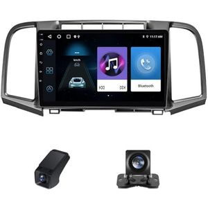 9inch Car Radio Touchscreen geldt voor Toyota Venza 2008-2016, Achteruitrijcamera Compatibel met CarPlay/Android Auto/Bluetooth5.0 AM FM/RDS Radio GPS-navigatie 4GLTE 5GWIFI(NF-2)