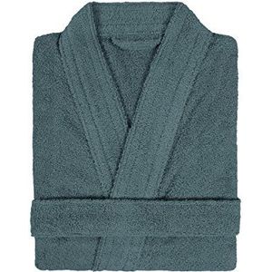 Lasa Home badjas, maat XXL, collectie Pure Kimono, grijs, katoen, 150 x 52 x 1 cm