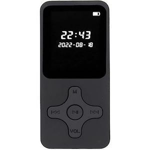 MP3 speler, Bluetooth 5.0 muziekspeler met Draagbare MP4 speler met een Scherm van 1,77 Inch, Ondersteunt TXT romans, Foto's, Video's en Muziek (Met 16G geheugenkaart)