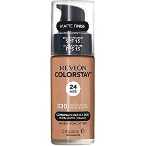 Revlon - Colorstay - Foundation - 330 Natural Tan - 30 ml - Combi/Oily Skin