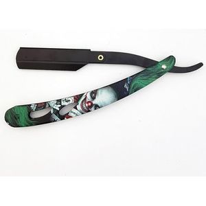 Ghost-scheermes Enkele rand Dual Blade Razor Opvouwbaar scheerapparaat SUS Zwart ontharing Baard Gezicht Onderarm Lichaam Wenkbrauw Bikini Handmatig scheren Scheermessen (Kleur : TD106MG1-25 Blades)