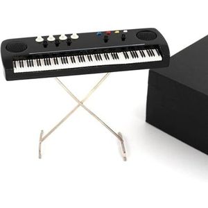 Mini muzikaal model Micro-elektronisch toetsenbord, mini klein muziekinstrument, prachtige miniatuur DIY handgemaakte decoratie ( Size : 9 )