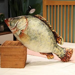 30-100cm grappige vis pluche speelgoed gevulde zachte dieren karper pluche kussen creatieve slaapkussen voor kinderen meisjes kerst cadeau-60cm, guiyu