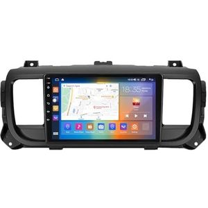 Android 13.0 Radio 2 Din Auto Stereo 9"" Touchscreen Autoradio Voor Citroen Jumpy 2016-2021 met Bluetooth/wifi/GPS Navigatie/FM Radio/Stuurwielbediening/AHD Omgekeerd Beeld (Size : M6O0S(6G+128G))