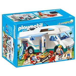 Playmobil 6671 Summerfun Familie-Camper Speelgoed, Meerkleurig