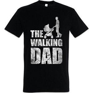 Urban Backwoods The Walking Dad Heren T-Shirt Zwart Maat 4XL