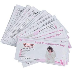 Vroege zwangerschapsteststrip hoge precisie voor vrouwen 20 stks/zak(Pink white, Pregnancy test paper)