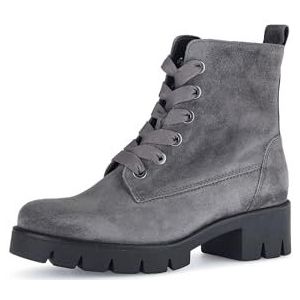 Gabor Dames combat boots, vrouwen enkellaarzen, beste pasvorm, grafiet 10, 41 EU