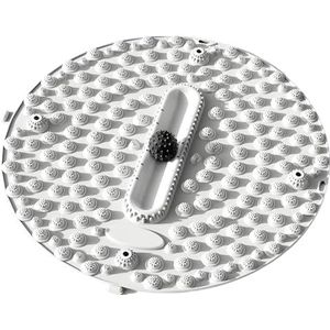 Vexorium Voetmassagepad, acupressuurdrukpuntmat voor voeten ontspanning verlicht stress, lichaamsvormende oefening met massagebal, grijs