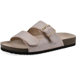 WHITE MOUNTAIN Meisjes Granitas platte sandalen, Blush Pink/Stof, Blush Pink stof, 12 Little Kid