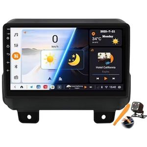 M6 pro2,Android 15.0 Autostereo Vervanging voor Wrangler JL/Gladiator JT 2018-2023 Radio GPS Sat Navi 9'' Cartablet Multimedia Video Player FM BT Ontvanger met 4G WiFi Android Auto Carplay