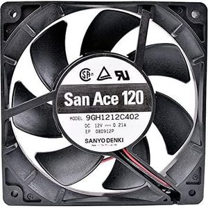 For 120x120x25mm 2-Wire Solution 9GH1212C402 12V 0.21A Server Fan - LMNCBVYA