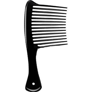 DieffematicSZ kam Black Large Wide Tooth Combs of Hook Handle Detangling Reduce Hair Loss Hairdress Dyeing Styling Brush Tools