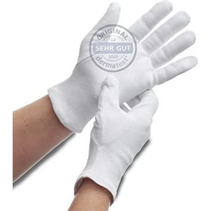 Soft-hand 100% katoenen handschoenen, maat S, wit (paar) • Medische