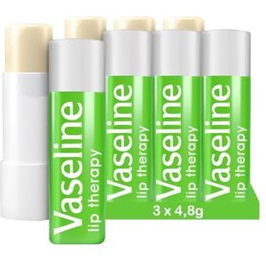 Vaseline Lip Therapy Aloë Vera | Getinte Lippenbalsem | Lippenstift met Aloë Vera en Vitamine E (Aloe Vera 3 x 4,8g)