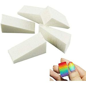 Art&Beauty 12Pcs Gradient Vormige Nagels Zachte Sponzen Voor Kleur Fade Manicure Nail Art Gereedschap