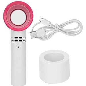 Modieuze Mini Hand-Hold Elektrische Luchtventilator Koeler Wimper Droger Draagbare Bladeless Ventilator Wimpers Droger 2 Kleuren(wit)