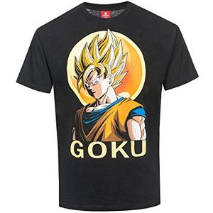 Dragon Ball Z Super Saiyan Goku T-shirt katoen zwart, zwart, S