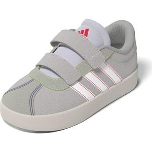 adidas Uniseks-Baby VL COURT 3.0 SHOES INFANTS, dash grey/ftwr white/lime burst, 25 1/2 EU
