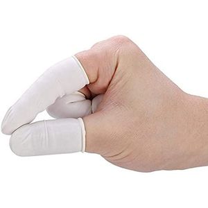 Natuurlijke Latex Vinger Kinderbedjes - 300 stuks - Ultradunne Veiligheid Duim Beschermer