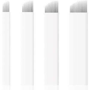 Wenkbrauw make-up - Microblading-naalden - 80 Stks - Verschillende Maten (7, 12, 14, 18)