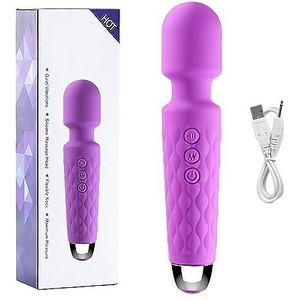 Personal Wand Sex Toys Vibrator [Clitoris Stimulator Vibrators for Her] | Sex toy | Personal Wand Massager | 20 patterns and 8 speeds of fun | Quiet | Toys for female adults (Purple)