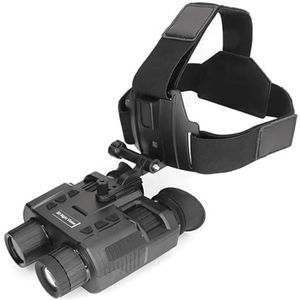 Nachtkijker, 1080P nachtkijker 8x digitale zoom Infrarood handsfree Op het hoofd gemonteerde nachtkijker 3D-display 250M nachtbereik HD-observatie buiten zoeken