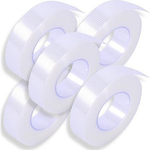 P-Beauty Medische wimperverlengingstape | hypoallergene micropore 3M wimperband | transparant | wimpertape | ademend | 1,25 cm x 9,14 m | 1-10 stuks | 5 stuks