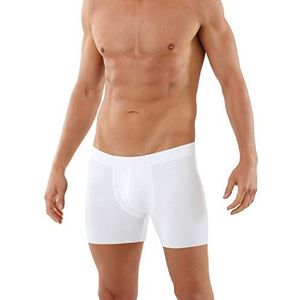 ALBERT KREUZ Lasergesneden Herren boxershort zonder zoom met platte randen - onzichtbaar Clean cut techniek stretch katoen, wit M