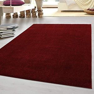 Laagpolig tapijt Gabbeh Robuuste optiek slaapkamer en woonkamer tapijt, kleur:Rood, Groote:120x170 cm