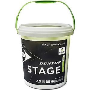 Dunlop Tennisbal Stage 1 Green - voor kinderen en beginners op een normale baan (60 ballen)