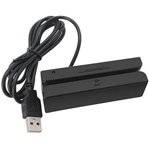 AMIUHOUN MSR90 USB Magnetische Strip Kaartlezing Machine Kaartlezer Streep 3 Tracks Mini Swiper voor USB PC