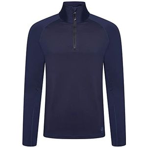 Dare2B Heren Fuser Half Zip Core Stretch Midlayer, perfect voor skiën, snowboarden en wintersport