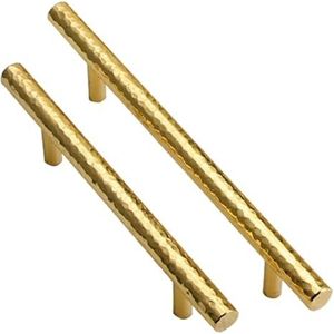 ZDXHIJNW Set van 2 gouden vintage kasthandgrepen, keukenmessing ladehandgrepen, kasten, handgrepen, dressoirgrepen voor kledingkast, slaapkamerlade (maat: 128 mm/5 inch)