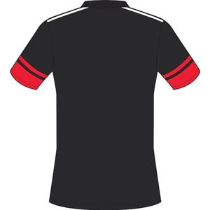 adidas Unisex niños F50 JERSEY SHORT SLEEVE KIDS, black/lucid red/white, 15-16 Years