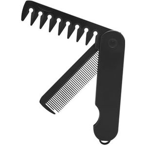 Lichtgewicht Mannen Vouwende Kam 2 In 1 Fijne En Brede Tand Voor Het Handhaven Van Stijlvolle Haar Baarden En Snorren
