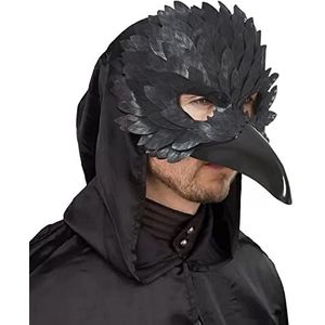 MIMIKRY Venetiaans snavelmasker raaf zwart vogel Venetië maskerbal Commedia dell'arte Halloween