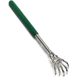 Rugkrabber - roestvrij staal handvormige, uitschuifbare rugkrabbers | Telescopische rugkrabber draagbaar | Draagbare reisrugkrabbers | Massager Tool met rubberen grip voor mannen vrouwen