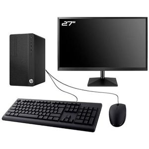 PC HP 290 G1 MT, display 27 inch Intel G4400 RAM, 8 GB SSD, 480 GB, W11 wifi (gereviseerd)
