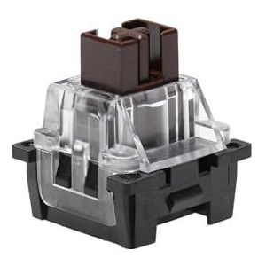 FANNIXI Magnetische Schakelaar Zwart Rood Blauw Bruin Roze Schakelaar Lineaire Tactiele Geen Pins voor Specifieke Magnetische Mechanische Toetsenbord (OTM Mag Bruin x35)